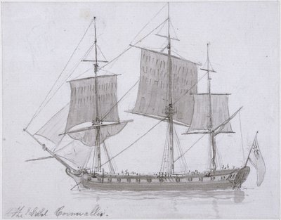 إيرل كورنواليس ، c.1786-94 (قلم وحبر وغسل على الورق) بواسطة Rev. Edward Thomas Daniell